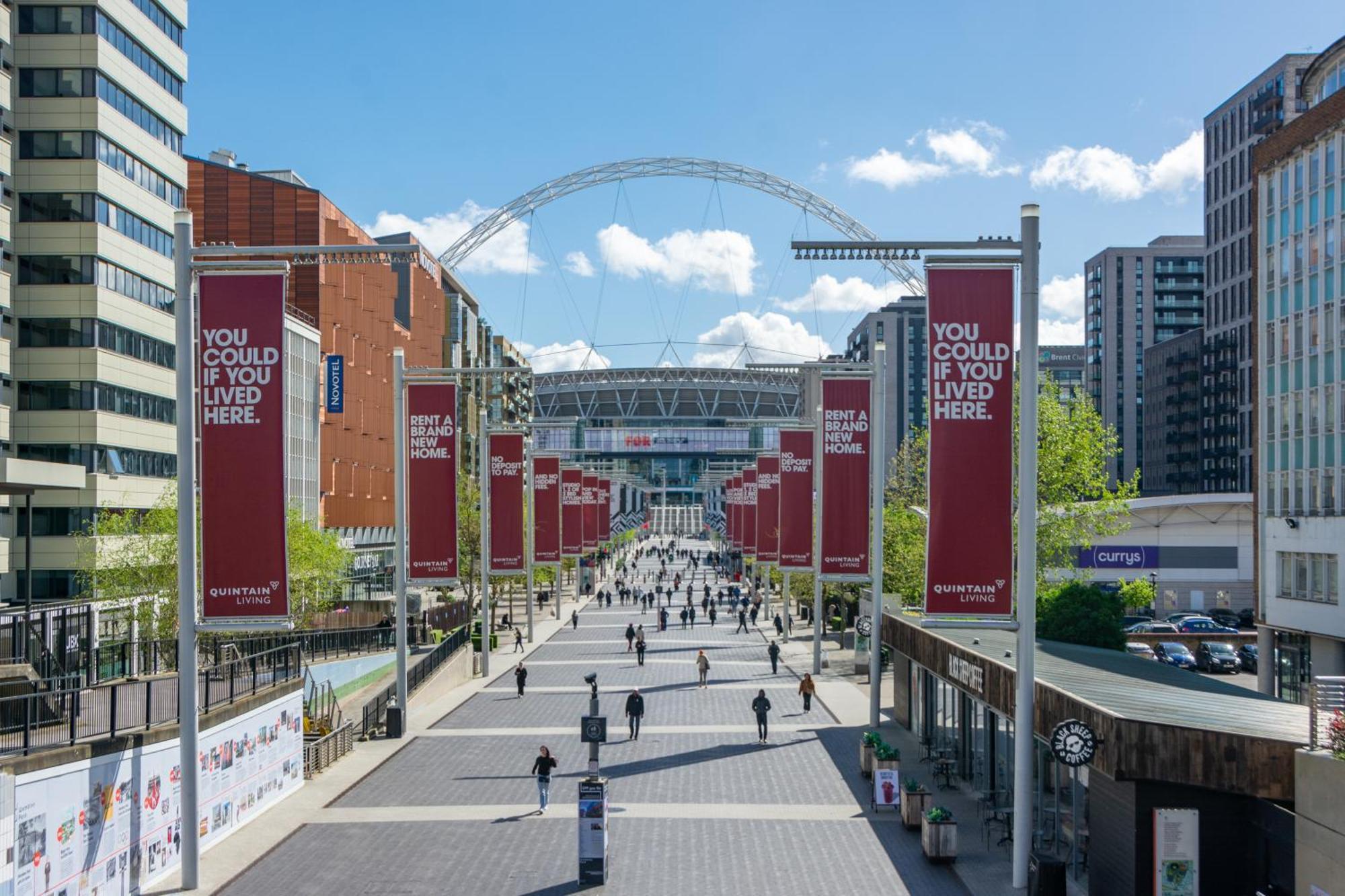 Mysquare State-Of-The-Art 1 Bedroom Apartments Near Wembley Park London Ngoại thất bức ảnh